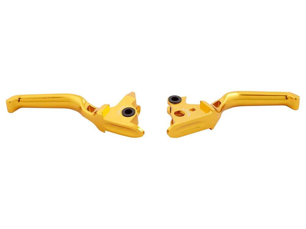 Method Levers - Gold. Fits Touring Most 2021-2024 with Cable Clutch