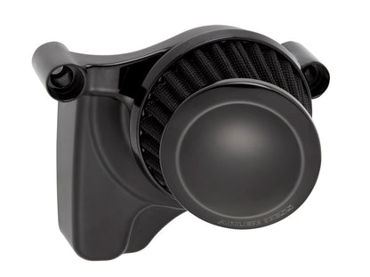 Mini 22° Air Cleaner Kit - Black. Fits Touring 2017-2024 & Softail 2018-2024