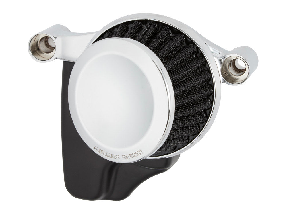 Mini 22° Air Cleaner Kit - Chrome. Fits Touring 2017-2024 & Softail 2018-2024