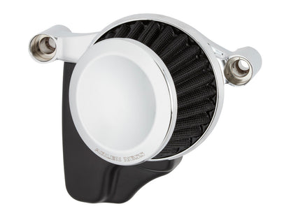 Mini 22° Air Cleaner Kit - Chrome. Fits Touring 2017-2024 & Softail 2018-2024