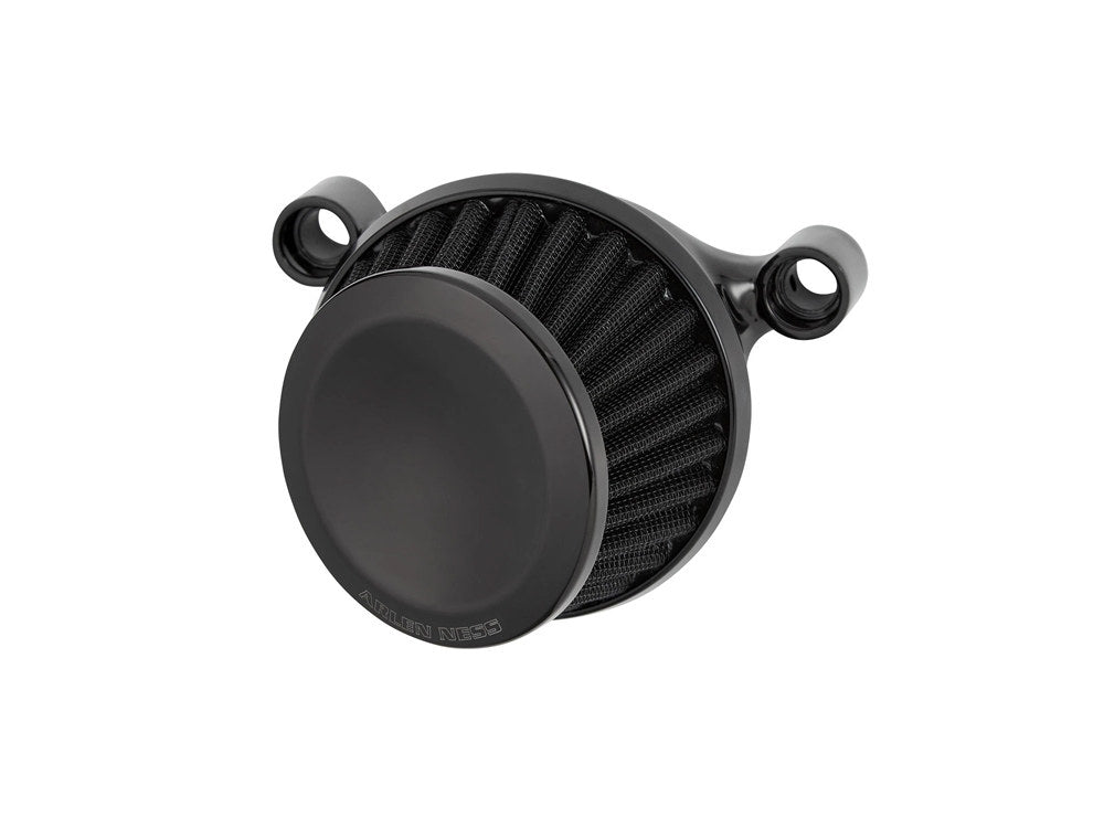 Mini 22° Air Cleaner Kit - Black. Fits Touring 2008-2016, Softail 2016-2017, CVO Softail 2011-2017 & Dyna Low Rider S 2016-2017 with Throttle-by-Wire