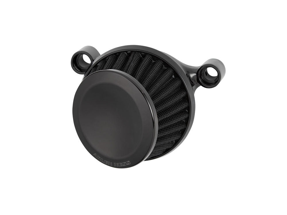 Mini 22° Air Cleaner Kit - Black. Fits Sportster 1988-2021.
