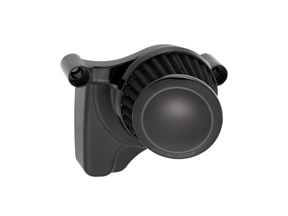Mini 22° Air Cleaner Kit - Black. Fits Sportster 1988-2021.