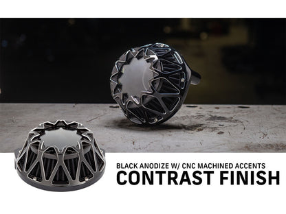 Crossfire Air Cleaner Kit - Contrast Cut. Fits Touring 2017-2024 & Softail 2018-2024