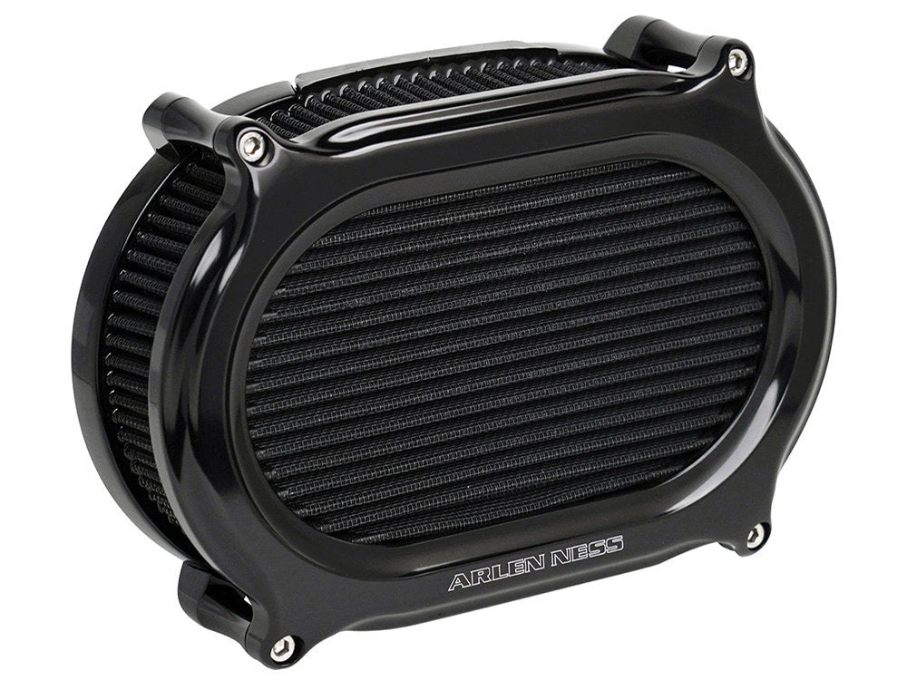 Stage 2 Oval Performance Air Cleaner Upgrade Kit - Black. Fits Touring 2017-2024 & Softail 2018-2024 with Ventilator/Oval Air Cleaner