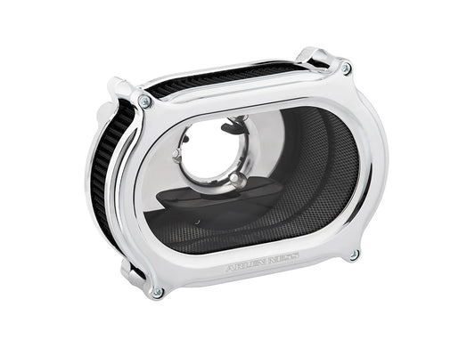 Method Oval Performance Air Cleaner Kit - Chrome. Fits CVO Touring 2023up, Street Glide & Road Glide 2024up, Touring 2025up & Softail 2025up