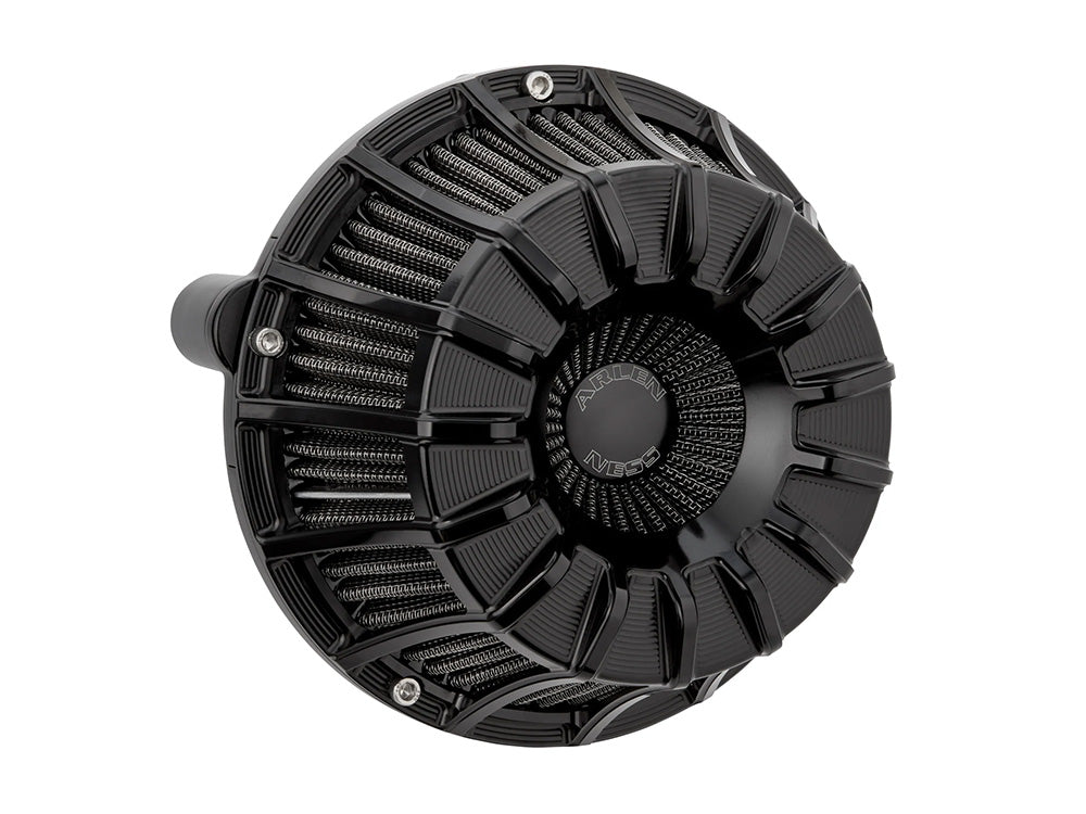 15-Spoke Air Cleaner Kit - Black. Fits CVO Touring 2023up, Street Glide & Road Glide 2024up, Touring 2025up & Softail 2025up
