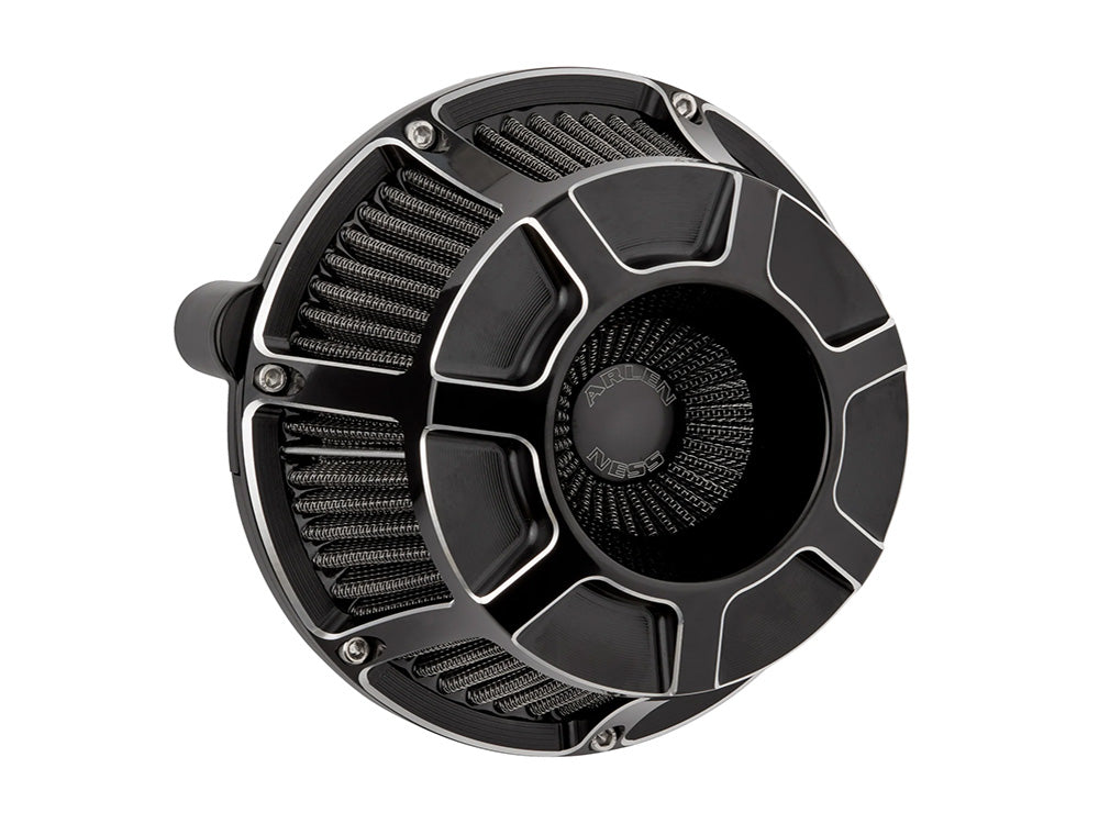 Beveled Air Cleaner Kit - Black. Fits CVO Touring 2023up, Street Glide & Road Glide 2024up, Touring 2025up & Softail 2025up