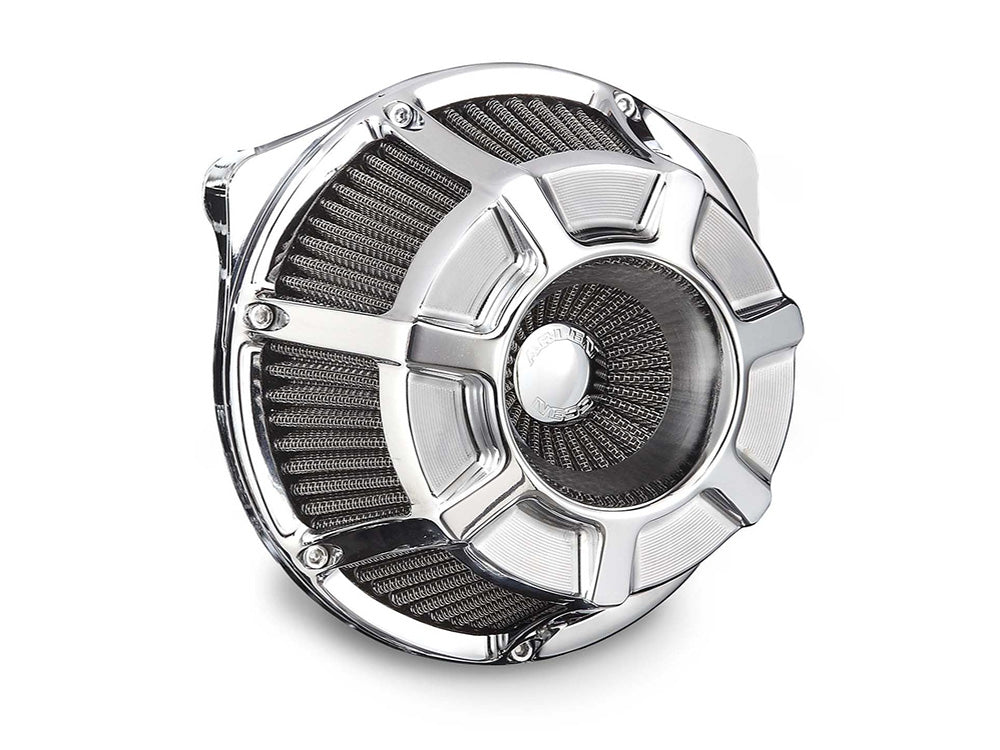 Beveled Air Cleaner Kit - Chrome. Fits CVO Touring 2023up, Street Glide & Road Glide 2024up, Touring 2025up & Softail 2025up