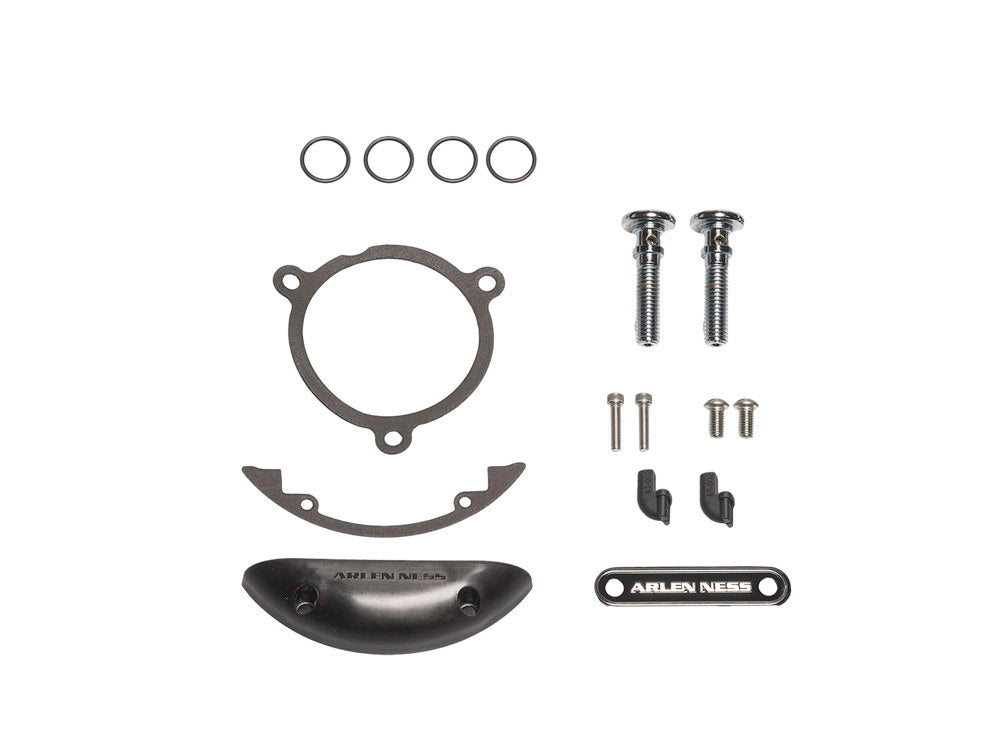 Inverted Air Cleaner Hardware Kit - Black. Fits Touring 2017up & Softail 2018up.