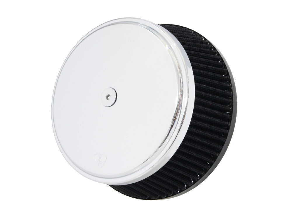 High Flow Air Cleaner Kit - Chrome. Fits Indian Touring & Cruiser 2014up with 111ci or 116ci Thunderstroke Engines