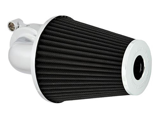 90deg Monster Sucker Air Cleaner Kit - Chrome. Fits Touring 2008-2016, Softail 2016-2017, CVO Softail 2011-2017 & Dyna Low Rider S 2016-2017 with Throttle-by-Wire