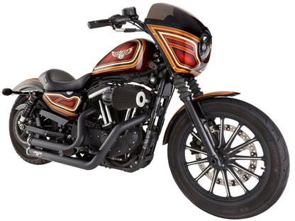 90deg Monster Sucker Air Cleaner Kit - Black. Fits Sportster 1991-2021