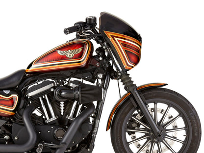 90deg Monster Sucker Air Cleaner Kit - Black. Fits Sportster 1991-2021