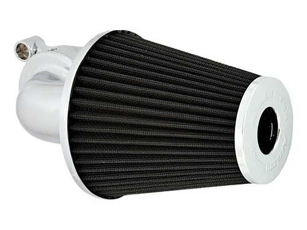 90deg Monster Sucker Air Cleaner Kit - Chrome. Fits Touring 2017-2024 & Softail 2018-2024