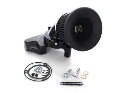 Velocity 65 Degree Air Cleaner Kit - Black. Fits Touring 2017-2024 & Softail 2018-2024