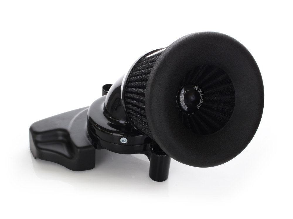 Velocity 65 Degree Air Cleaner Kit - Black. Fits Touring 2017-2024 & Softail 2018-2024