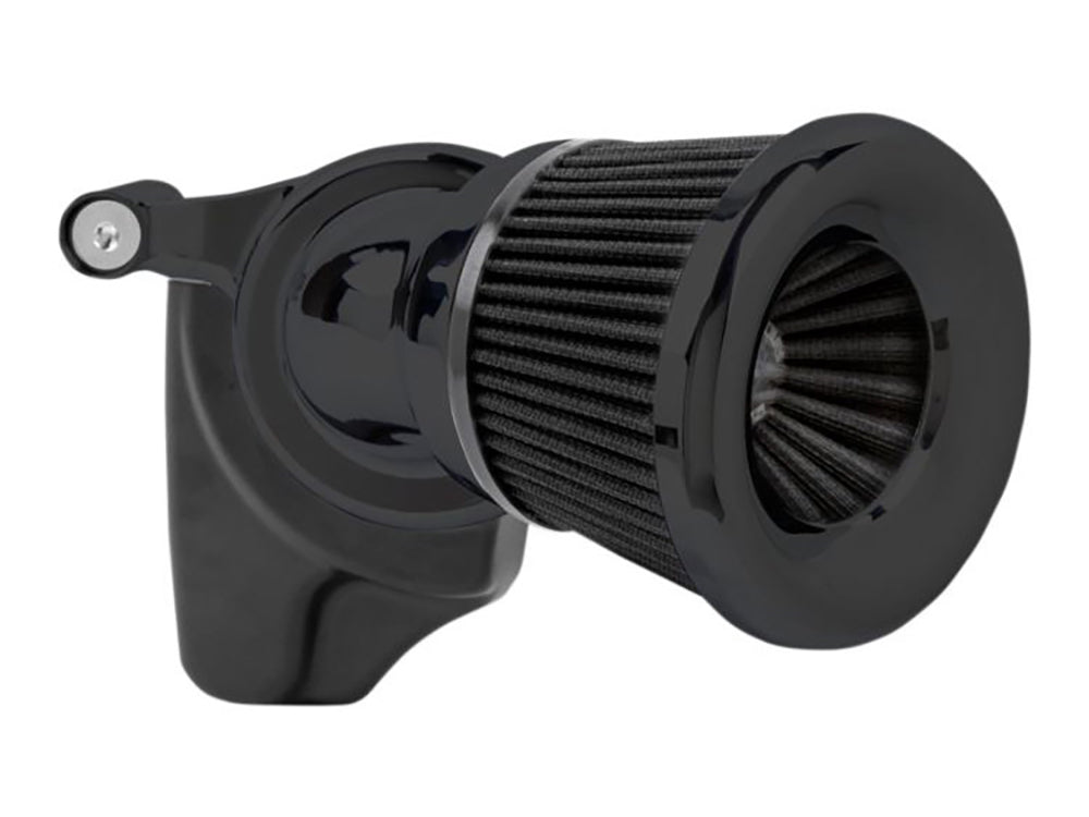 Velocity 65 Degree Air Cleaner Kit - Black. Fits Touring 2008-2016, Softail 2016-2017, CVO Softail 2011-2017 & Dyna Low Rider S 2016-2017 with Throttle-by-Wire