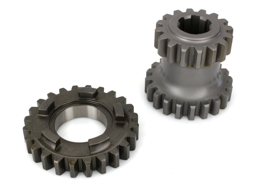 1st Gear Set. Fits 4Spd Big Twin 1959-1986. 2.60 Ratio.