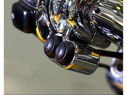 Handlebar Control Switch - Chrome. Fits Bikes with Air Suspension.
