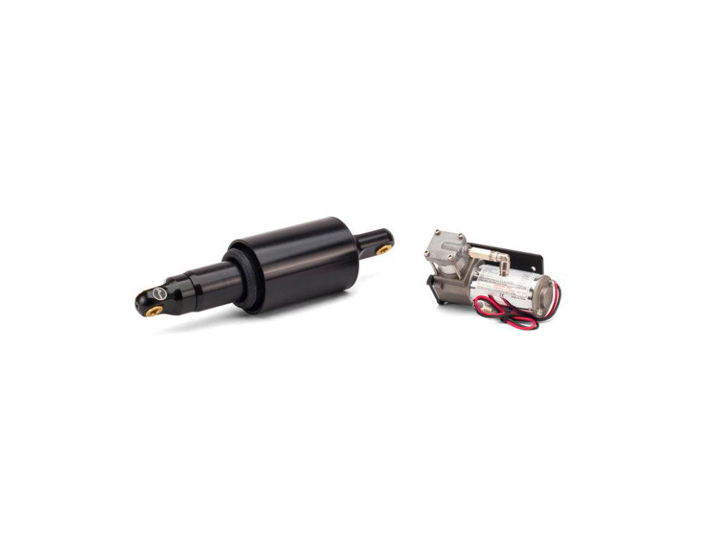 Rear Air Shock Absorbers - Black. Fits Indian Touring Models 2014up.