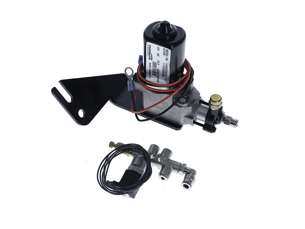 Adjustable Rear Air Shock Absorbers - Black. Fits Dyna 2008-2017.