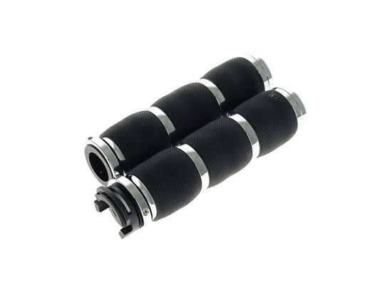 Air Cushion Handgrips - Chrome. Fits Indian Scout 2015-2024