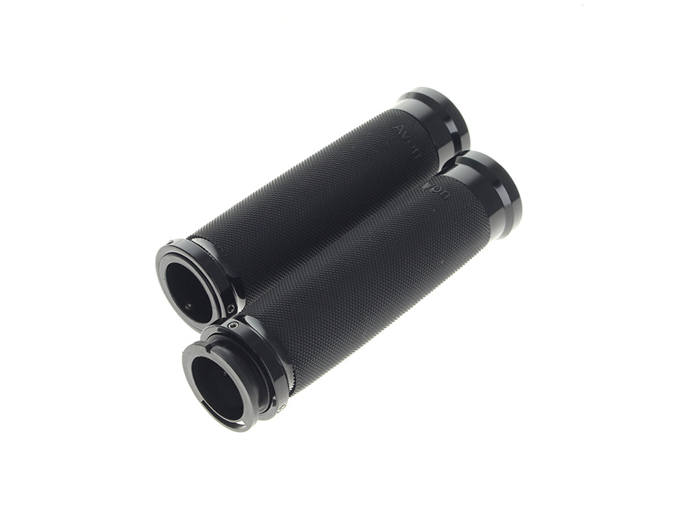Custom Contour Handgrips - Black. Fits Indian Touring Bikes 2018up