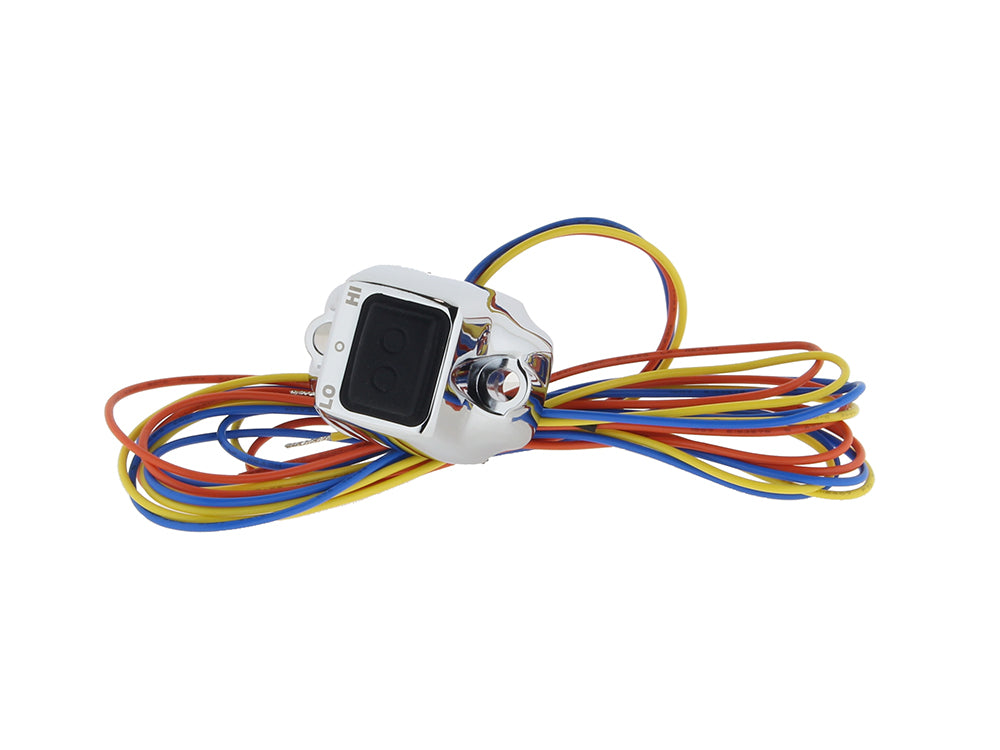 Heated Air Cushion Handgrips - Chrome. Fits Various Metric Models.