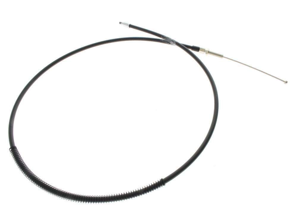 60in. Long Black Vinyl Clutch Cable. Fits 4Spd Big Twin 1968-1986