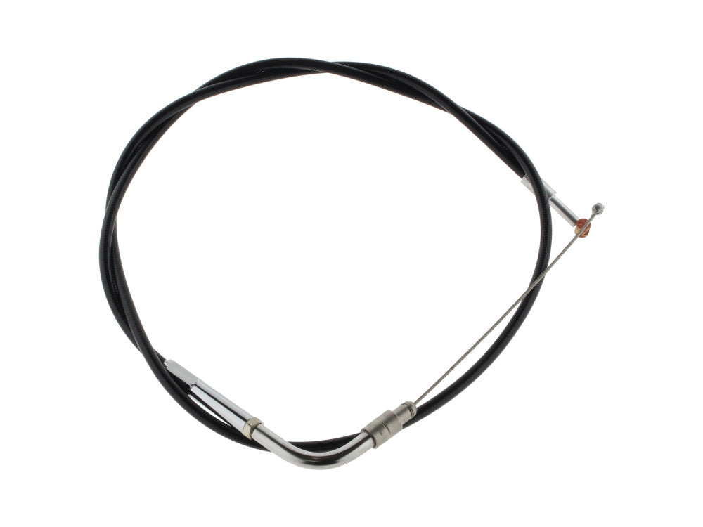 34in. Long Black Vinyl Throttle Cable. Fits Big Twin 1996-2017
