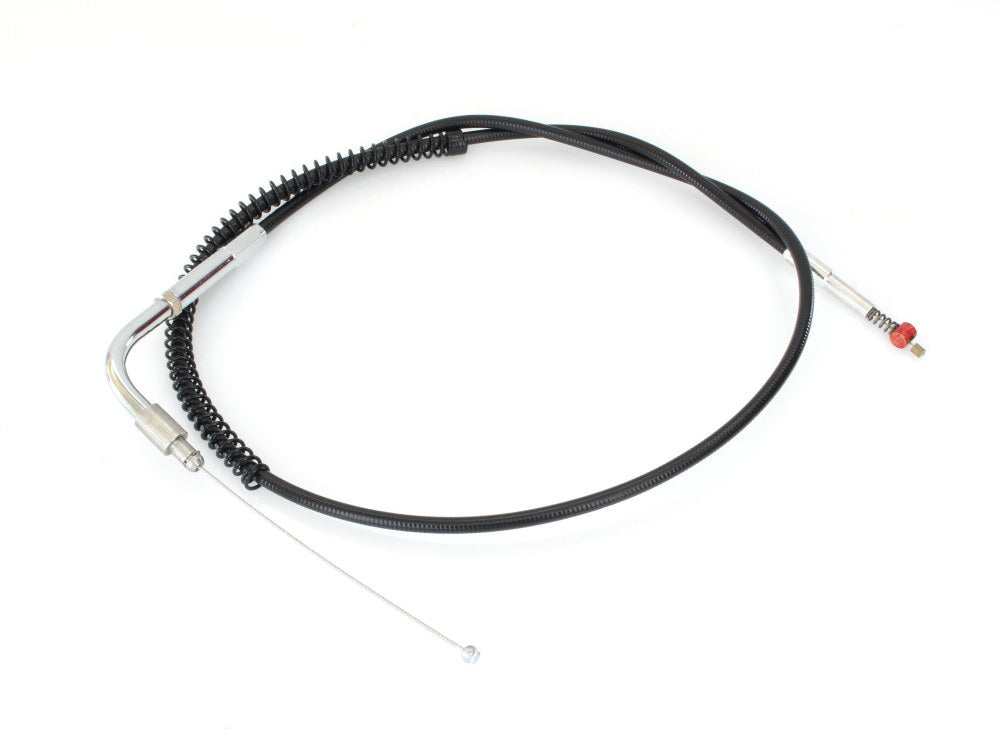 31.5in. Long Black Vinyl Idle Cable. Fits Big Twin 1996-2017