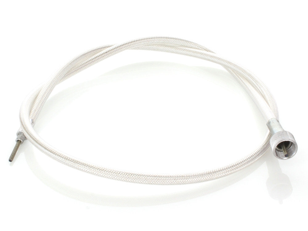 43in. Speedo Cable with 16mm Nut - Platinum Braided.