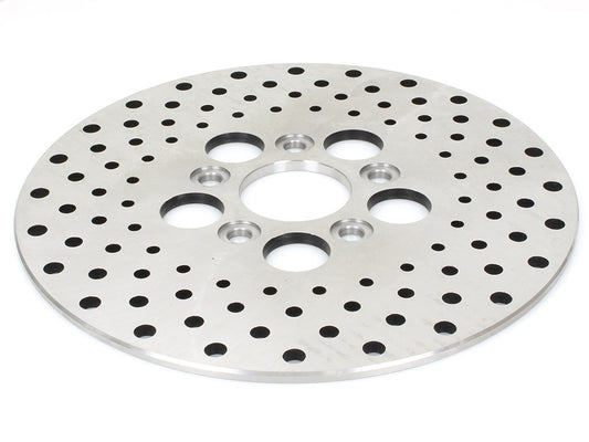 10in. Front & Rear Disc Rotor - Stainless Steel. Fits Front on FL 1972-1984, FX & Sportster 1973 & Rear on Big Twin 1973-1980.