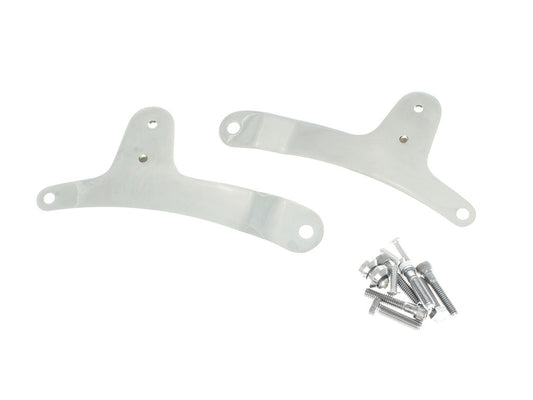 Sissy Bar Side Straps - Chrome. Fits Sportster 1979-1993