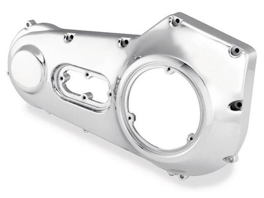 Outer Primary Cover - Chrome. Fits Softail 1995-1998 & Dyna 1995-1998.