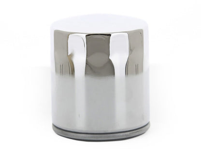 Oil Filter - Chrome. Fits Twin Cam 1999-2017 & Milwaukee-Eight 2017up.