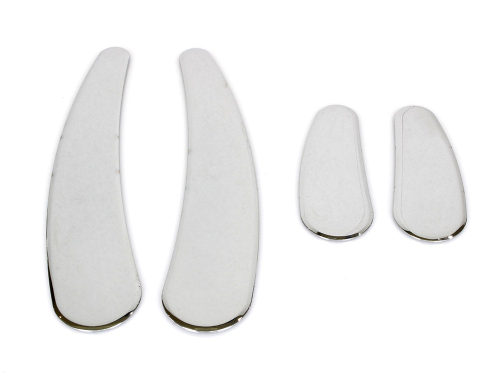 Frame Inserts - Chrome. Fits Softail 1986-2006.