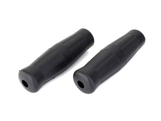 Vintage Style Handgrips - Black.