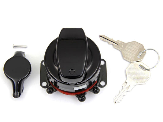 Ignition Switch - Black. Fits Big Twin 1936-1995.
