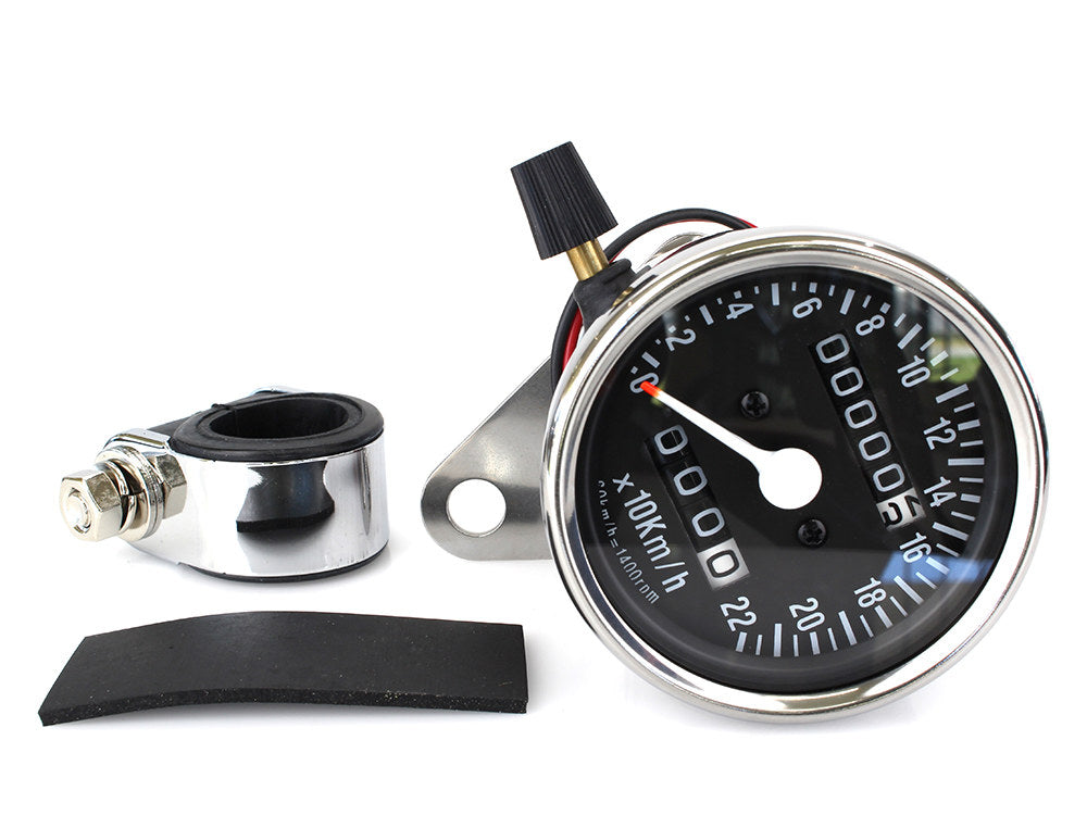 KPH Mini Speedo with Trip Meter & 2:1 Ratio.