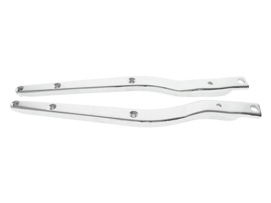 Rear Fender Struts - Chrome. Fits 4Spd FL 1958-1984.