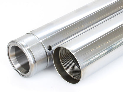 Hard Chrome Fork Tubes. +4in. Oversize. Fits 39mm Narrow Glide Front End 2004-2021