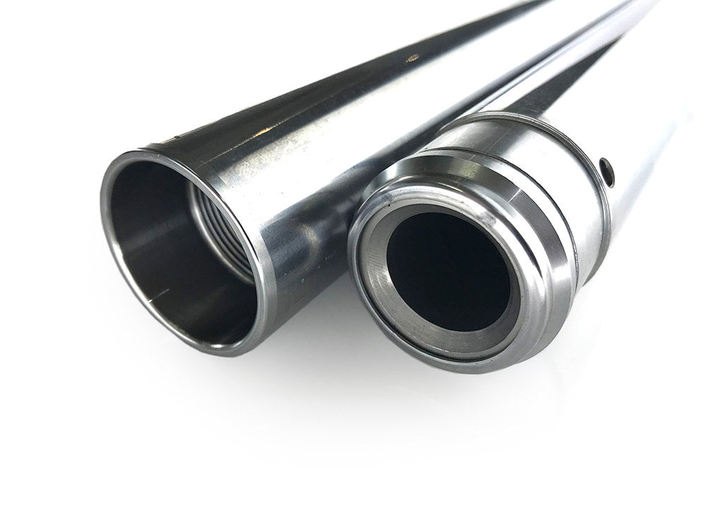 Hard Chrome Fork Tubes. +6in. Oversize. Fits FL Softail 2000-2017