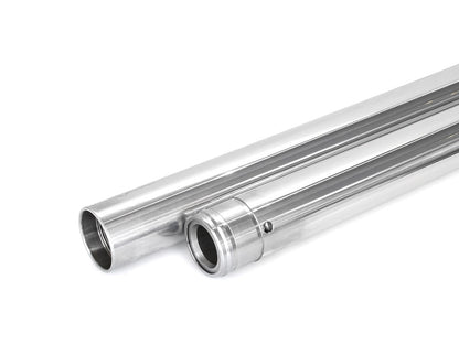 Hard Chrome Fork Tubes. +2in. Oversize. Fits 39mm Narrow Glide Front End 1994-2003