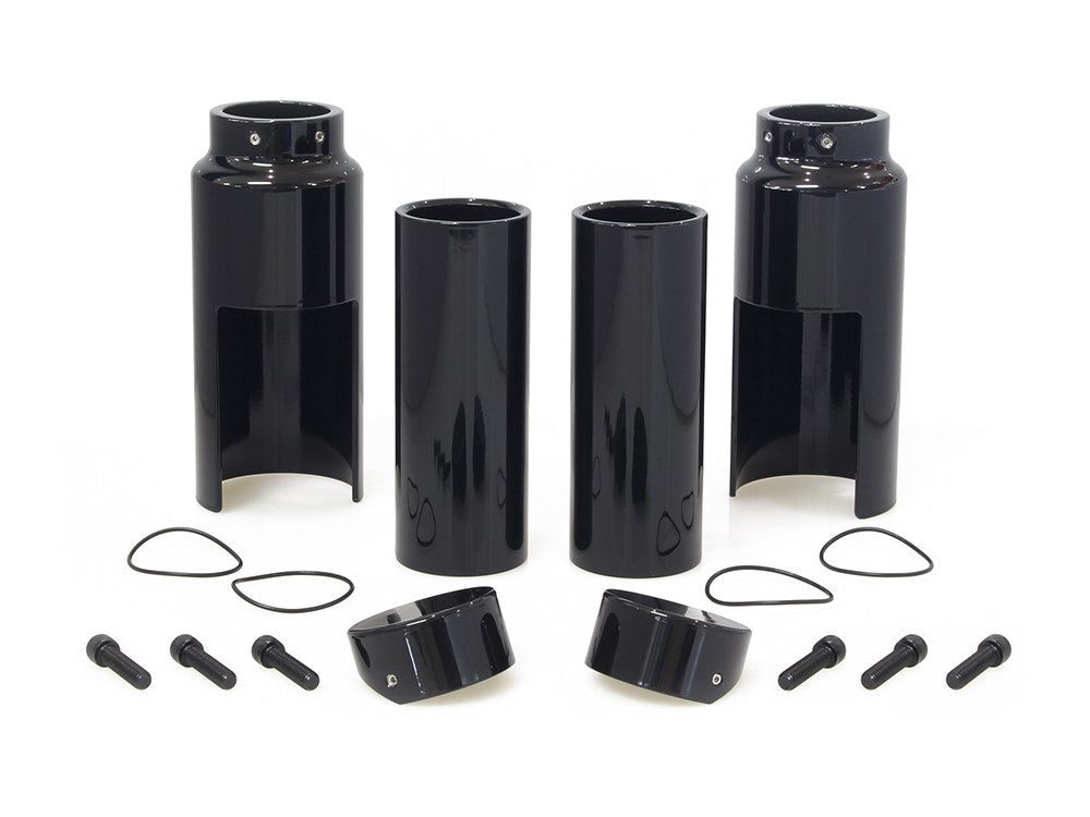 Six Piece Fork Cover Set - Black. Fits Breakout 2018up