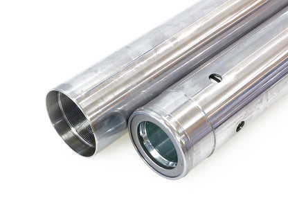 Hard Chrome Fork Tubes. +2in. Oversize. Fits Softail Models 2018up