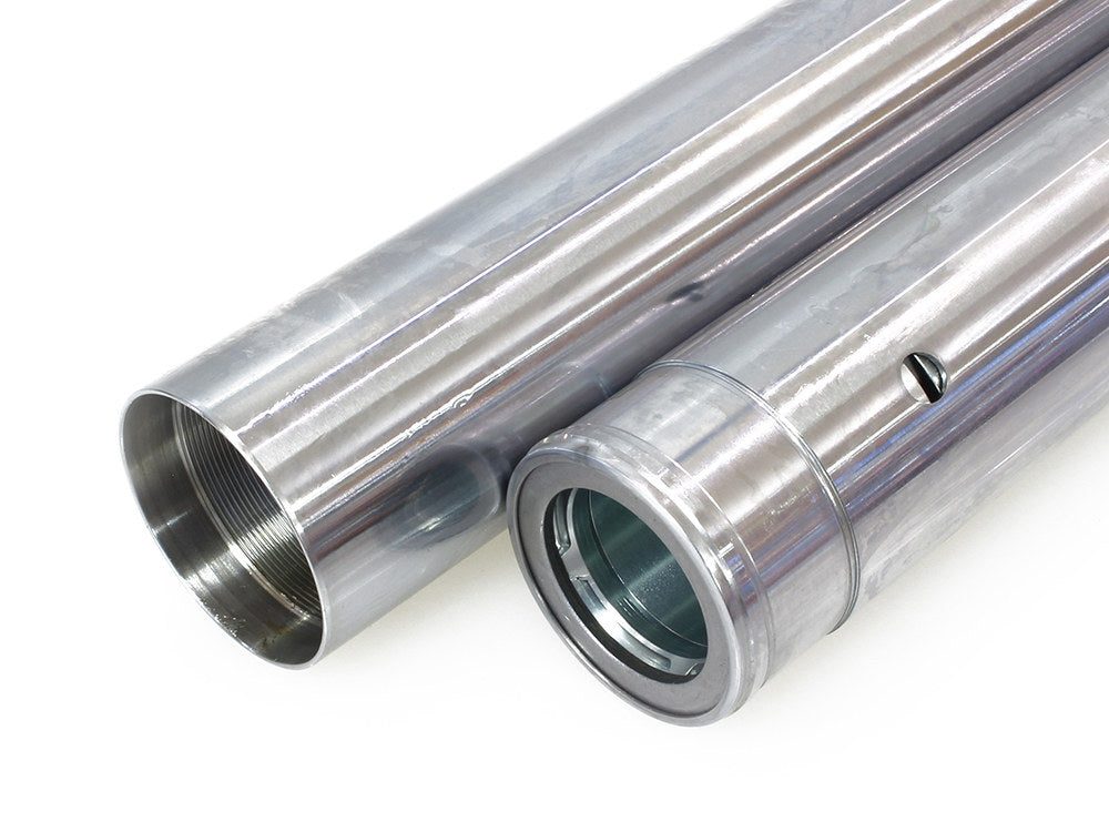 Hard Chrome Fork Tubes. +6in. Oversize. Fits Softail Models 2018up