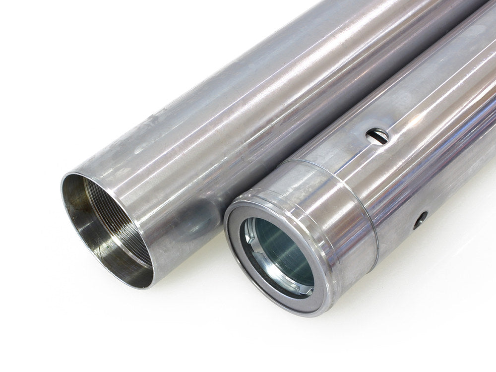 Hard Chrome Fork Tubes. Stock Length. Fits Softail Models 2018up