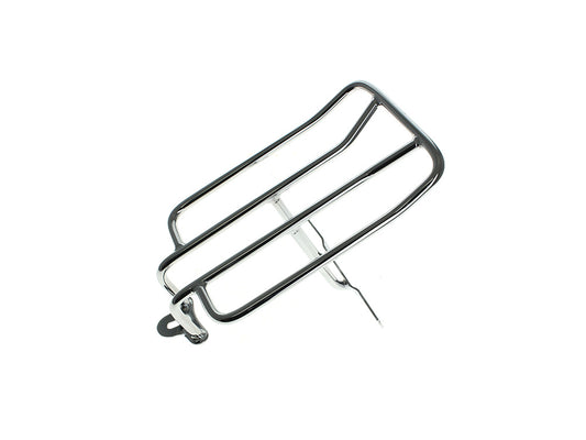 Rear Fender Luggage Rack - Chrome. Fits Dyna 2006-2017